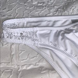 NWT White Bikini Bathing Suit Bottoms